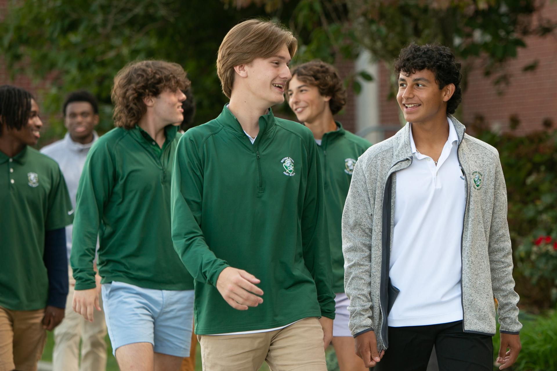 The Notre Dame Student  Notre Dame is an academic community where cultivating hearts and minds is built on family, tradition and service. Our students develop the Character to Lead, the Compassion to Serve, and the Confidence to Excel in life beyond high school through an environment that is both challenging and nurturing.  Learn more 